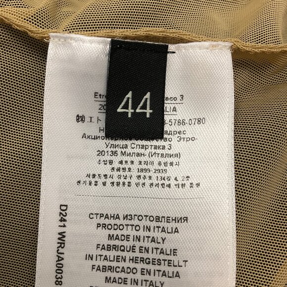 Etro Black 2024 Tulle and Jacquard Velvet Top - Picture 6 of 6